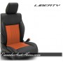 2008 - 2012 Jeep Liberty Katzkin Orange Leather Seats