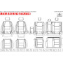 2011 - 2022 Jeep Grand Cherokee Katzkin Dealer Pak Leather Schematic