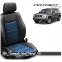 2007 - 2017 Jeep Patriot Cobalt Blue Katzkin Custom Leather Seat Sale